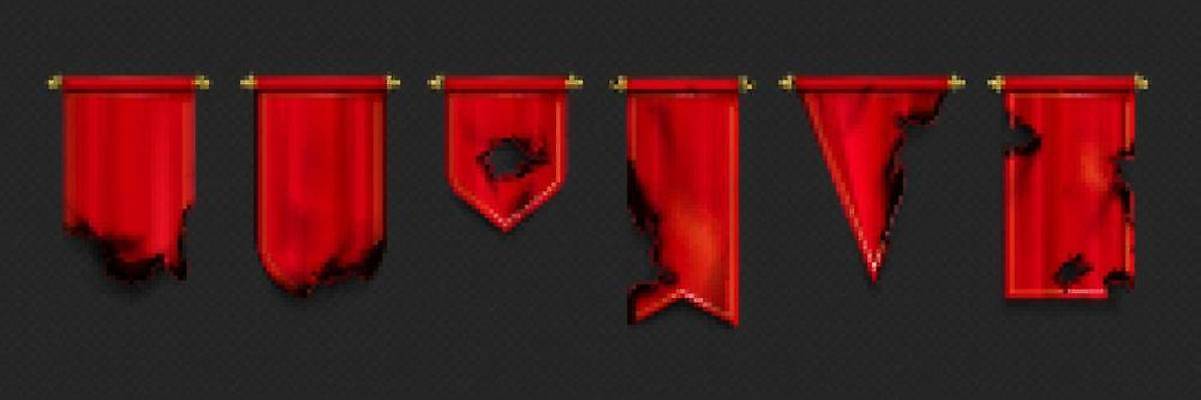 EPS 해외이미지 모양 템플릿 디자인 배너 벽 일러스트 불 불꽃 매달리기 빨간색 세로 세트 3D 공백 깃발 직물 구멍 투명 중세 황금 가장자리 천 심볼 사인 질감 싸움 전쟁 캔버스 찢어짐 거짓 고립 옛날 팬던트 화상 목업 현실 해외일러스트 자연요소 컬러 모션 역사 둘레 상처 디지털합성 파일형식 벡터 이미지허브