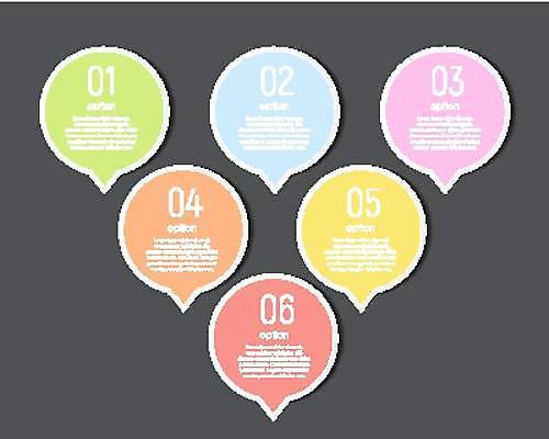 EPS 해외이미지 디자인 말풍선 일러스트 비즈니스 사람없음 숫자 자료 인포그래픽 정보 목차 해외일러스트 문자 파일형식 벡터 이미지허브