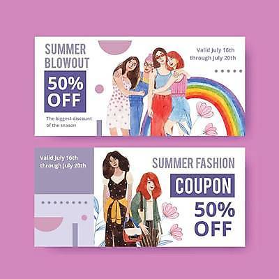 EPS 해외이미지 영어 여자 꽃 분홍색 무지개 일러스트 안기 어깨동무 여러명 상반신 성인 타이포그라피 쇼핑 상품권 성인여자만 해외일러스트 자연요소 식물 문자 컬러 포즈 다수 모션 사람 여자만 성인만 파일형식 벡터 이미지허브