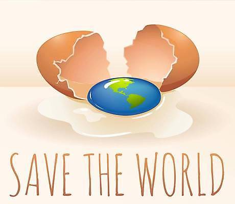 EPS 해외이미지 지구 일러스트 사람없음 자연보호 계란 계란껍데기 지구온난화 기온상승 깨짐 해외일러스트 컨셉 자연 알 보호 기온 기후변화 파일형식 벡터 이미지허브