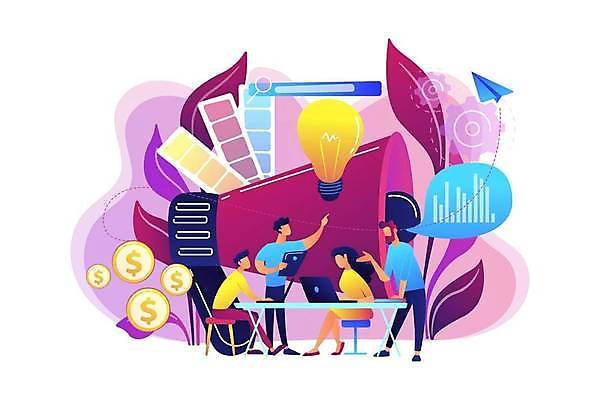 EPS 해외이미지 전신 라이프스타일 여자 남자 말풍선 잎 일러스트 전구 서기 앉기 여러명 성인 노트북 태블릿 동전 확성기 가리킴 비즈니스맨 비즈니스우먼 원형 종이비행기 마케팅 컬러리스트 얼굴없음 성인만 해외일러스트 컬러칩 도형 식물 직업 다수 돈 비즈니스 모션 사람 손짓 생활 전자제품 스마트기기 직장인 종이접기 파일형식 벡터 이미지허브