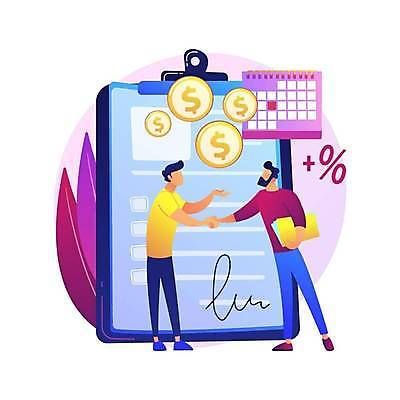 EPS 해외이미지 전신 남자 일러스트 악수 들기 성인 두명 동전 달력 서명 계약체결 서류판 성인남자만 해외일러스트 돈 모션 사람 손짓 사무용품 계약 남자만 성인만 파일형식 벡터 이미지허브