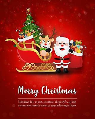 EPS 해외이미지 크리스마스 겨울 일러스트 사람없음 산타클로스 눈 페이퍼아트 산타캐릭터 해외일러스트 일러캐릭터 자연요소 캐릭터 계절 기념일 날씨 파일형식 벡터 이미지허브