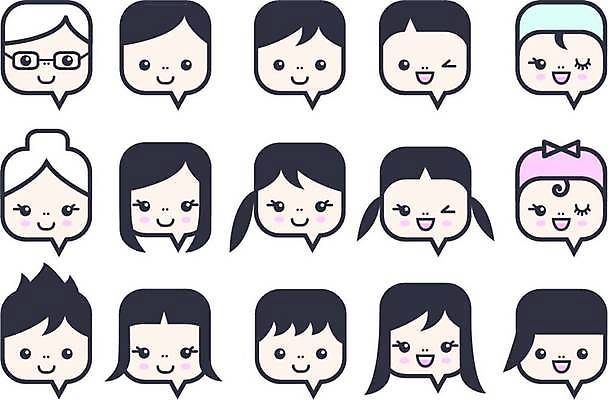 EPS 해외이미지 클립아트 캐릭터 디자인 여자 할아버지 남자 실루엣 할머니 얼굴 어린이 분홍색 컨셉 인터넷 일러스트 가족 엄마 사람 소년 파란색 세트 픽토그램 머리 검은색 웹 흰색 아기 아빠 만화 수집 심볼 사인 그림 인터넷주소 마스코트 아바타 스타일 사용자 해외일러스트 일러캐릭터 노년 컬러 관계 촬영기법 신체부위 파일형식 벡터 이미지허브