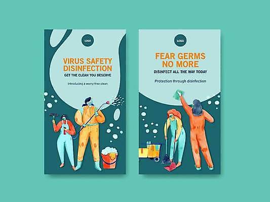 EPS 해외이미지 전신 여자 남자 일러스트 마스크 들기 여러명 성인 세트 깨끗함 청결 거품 바이러스 보호 청소도구 빗자루 청소 뿌리기 양동이 예방 청록색 박테리아 쓰레받기 방역 소독 소독제 소셜네트워크 소셜미디어 행주 성인만 방호복 해외일러스트 옷 컬러 다수 컨셉 의학 모션 사람 도구 위생 파일형식 벡터 이미지허브