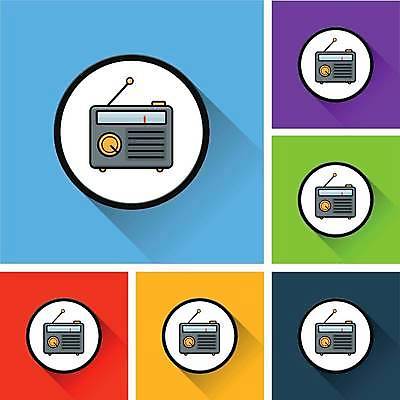 EPS 해외이미지 클립아트 디자인 음악 일러스트 통신 그림자 웹 소리 수확 골동품 흰색 플랫 역 심볼 라디오 복고 옛날 해외일러스트 컬러 농업 인터넷 교통시설 문화예술 전자제품 파일형식 벡터 이미지허브