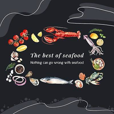EPS 해외이미지 여러마리 일러스트 방울토마토 양파 조개 프레임 마늘 어류 사람없음 검은색 해물요리 게 굴 바닷가재 레몬 해산물 오징어 해외일러스트 음식 컬러 다수 토마토 채소 과일 어패류 연체동물 갑각류 수중동물 가재 파일형식 벡터 이미지허브