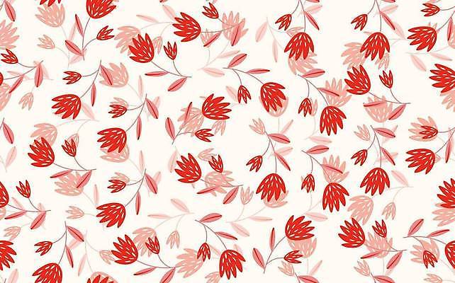 EPS 해외이미지 디자인 꽃 패턴 꽃백그라운드 일러스트 사람없음 빨간색 패턴백그라운드 플라워패턴 해외일러스트 식물 컬러 백그라운드 무늬 파일형식 벡터 이미지허브