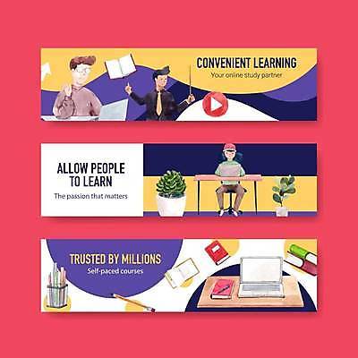 EPS 해외이미지 전신 템플릿 배너 남자 가로배너 화분 대학생 일러스트 들기 앉기 상반신 성인 책 세명 노트북 교수 책상 연필꽂이 온라인강의 성인남자만 안경낌 배너세트 언택트 온택트 해외일러스트 학생 안경 가구 모션 문구용품 사람 가로 전자제품 세트 교사 강의 남자만 성인만 파일형식 벡터 이미지허브