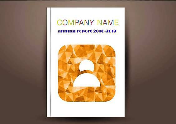 EPS 해외이미지 표지디자인 표지 북커버 일러스트 비즈니스 사람모양 사람없음 책 사각형 주황색 폴리곤 표지샘플 해외일러스트 모양 도형 컬러 파일형식 벡터 이미지허브