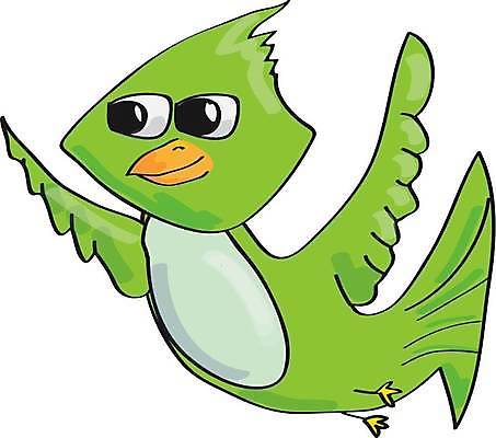 EPS 해외이미지 백그라운드 일러스트 조류 앉기 그래픽 초록색 파란색 노란색 흰색 작음 만화 그림 참새 고립 해외일러스트 동물 컬러 모션 크기 파일형식 벡터 이미지허브