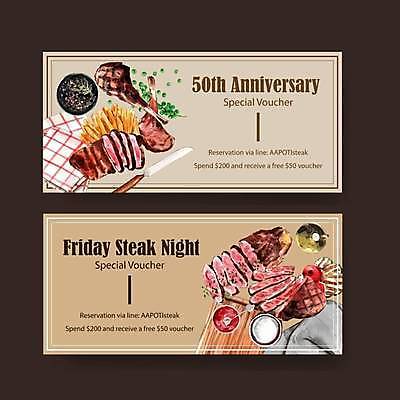 EPS 해외이미지 영어 일러스트 방울토마토 스테이크 타이포그라피 사람없음 노란색 감자튀김 티켓 올리브오일 상품권 종지 나무도마 베이지색 해외일러스트 문자 그릇 컬러 토마토 감자 도마 서양음식 목재 튀김 기름_음식 파일형식 벡터 이미지허브