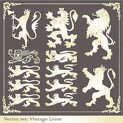 EPS 해외이미지 모양 동물 디자인 배너 실루엣 패턴 일러스트 왕관 미술 장식 머리 라벨 골동품 중세 사자 왕 심볼 사인 육식동물 부드러움 배지 방패 부족 휘장 고딕 귀족 빅토리아 옛날 웅장함 집게발 해외일러스트 컨셉 무늬 포유류 문화예술 프레임 촬영기법 신체부위 감각 역사 파일형식 벡터 이미지허브