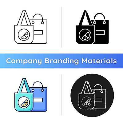 EPS 해외이미지 가방 일러스트 비즈니스 사람없음 플랫 상품 마케팅 에코백 브랜딩 해외일러스트 잡화 에코 파일형식 벡터 이미지허브