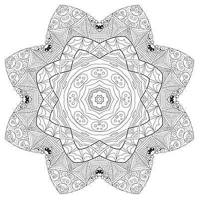 EPS 해외이미지 선 패턴 일러스트 추상 사람없음 그림 만다라 젠탱글 해외일러스트 무늬 파일형식 벡터 이미지허브