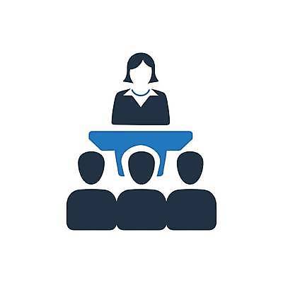 EPS 해외이미지 일러스트 비즈니스 회의 사람모양 사람없음 발표 단상 해외일러스트 모양 파일형식 벡터 이미지허브