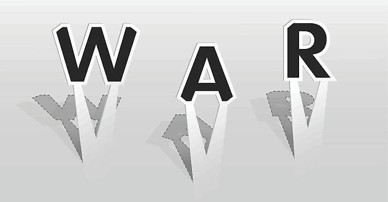 EPS 해외이미지 종이 컨셉 스티커 일러스트 추상 3 그림자 그래픽 회색 흰색 자르기 편지 학대 군용 전쟁 A W D 판지 해외일러스트 알파벳 컬러 무늬 모션 군대 사회이슈 파일형식 벡터 이미지허브