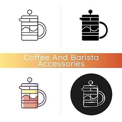 EPS 해외이미지 커피 일러스트 주전자 사람없음 플랫 찻주전자 해외일러스트 음료 주방용품 파일형식 벡터 이미지허브