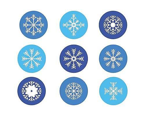EPS 해외이미지 겨울 일러스트 사람없음 파란색 세트 눈송이 고립 눈꽃무늬 엘리먼트 해외일러스트 계절 컬러 무늬 눈꽃 눈_날씨 파일형식 벡터 이미지허브