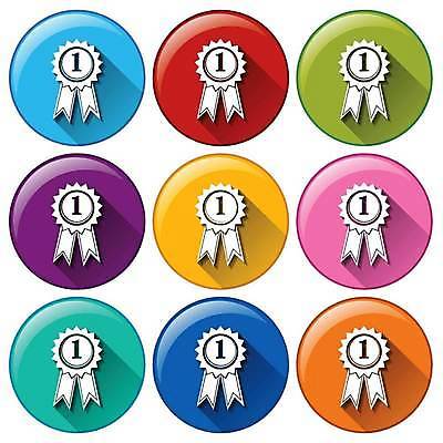 EPS 해외이미지 일러스트 사람없음 세트 컬러풀 우승 메달 해외일러스트 컬러 최고 상_상패 파일형식 벡터 이미지허브