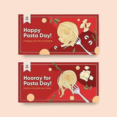 EPS 해외이미지 포크 일러스트 스파게티 사람없음 빨간색 식사 이탈리아 해외일러스트 식기 유럽 컬러 파스타 파일형식 벡터 이미지허브