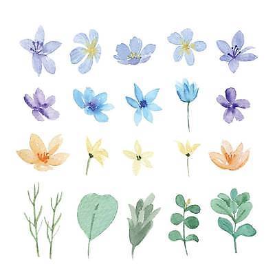 EPS 해외이미지 꽃 잎 일러스트 사람없음 엘리먼트 해외일러스트 식물 파일형식 벡터 이미지허브