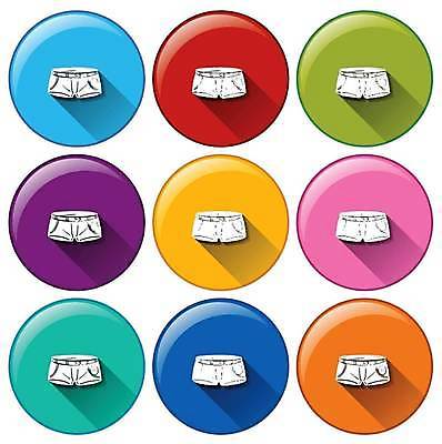 EPS 해외이미지 일러스트 반바지 사람없음 세트 컬러풀 원형 해외일러스트 도형 컬러 바지 파일형식 벡터 이미지허브