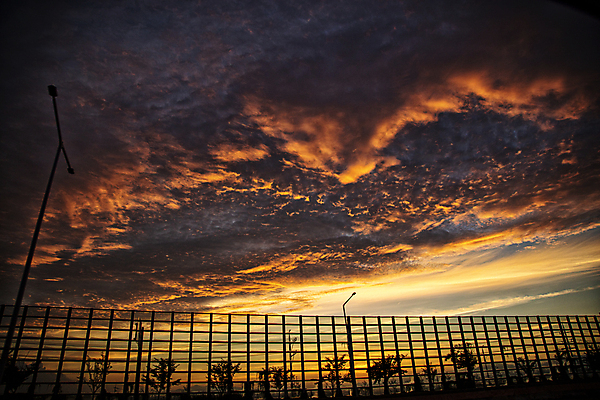 포토 JPG 구름 가로등 하늘 풍경 사람없음 야외 일출 새벽 고속도로 웅장함 일산 국내포토 자연요소 공공시설 도로 노을 경기도 파일형식