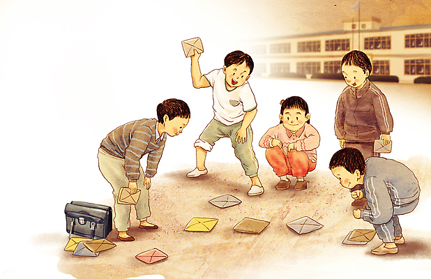 전신 PSD 여자 남자 초등학생 어린이 일러스트 학교 책가방 함께함 서기 웃음 들기 소녀 소년 여러명 건물 친구 게임 추억 즐거움 복고 학창시절 과거 그리움 웅크림 딱지 딱지놀이 딱지치기 옛날 어린이만 80년대 국내일러스트 학생 건축물 교육 감정 다수 컨셉 가방 관계 모션 놀이 표정 사람 파일형식