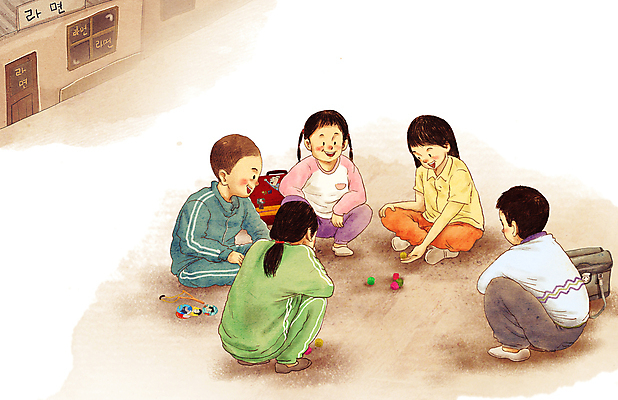 전신 PSD 여자 남자 초등학생 어린이 일러스트 책가방 함께함 웃음 들기 앉기 소녀 소년 여러명 건물 친구 상점 추억 즐거움 복고 학창시절 과거 그리움 웅크림 공기놀이 둘러앉은 딱지 새총 옛날 공기돌 어린이만 80년대 국내일러스트 학생 건축물 감정 다수 컨셉 가방 관계 모션 놀이 표정 사람 파일형식