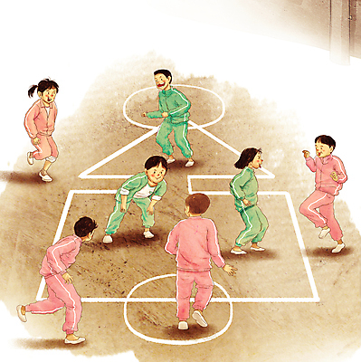 전신 PSD 여자 남자 초등학생 어린이 일러스트 협력 함께함 서기 웃음 소녀 소년 여러명 친구 달리기 유행 추억 즐거움 복고 학창시절 과거 체육복 메롱 옛날 어린이만 80년대 오징어놀이 국내일러스트 학생 감정 다수 컨셉 관계 모션 놀이 표정 사람 운동복 체육 파일형식