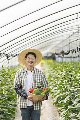 포토 JPG 주간 남자 가지 피망 파프리카 실내 한명 미소 들기 상반신 20대 성인 앞모습 아웃포커스 농작물 바구니 농사 당근 한국인 가을 농촌 농부 브로콜리 밀짚모자 귀농 비닐하우스 애호박 전원생활 오이밭 성인남자한명만 로컬푸드 국내포토 여주시 자연요소 직업 모자_잡화 1 계절 뷰포인트 밭 농업 채소 모션 호박 뿌리채소 촬영기법 표정 사람 동양인 청년 내부 생활 농산물 시골 경기도 남자한명만 성인남자만 파일형식