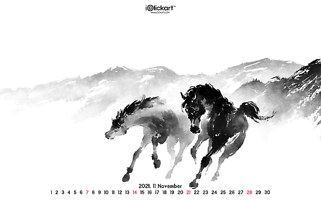 JPG 월페이퍼 바탕화면 11월 날짜 파일형식