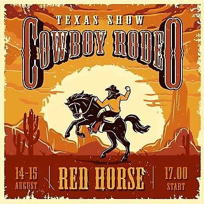 EPS 해외이미지 동물 모자 디자인 포스터 리플렛 백그라운드 일러스트 부분 자연 벽지 산 선인장 미술 풍경 타이포그라피 그래픽 빨간색 컬러풀 태양 사막 수확 덮개 카우보이 승차 인쇄 심볼 사인 복고 쇼 라이더 서쪽 엘리먼트 텍사스 활자 해외일러스트 자연요소 식물 문자 잡화 컬러 농업 모션 문화예술 미국 뚜껑 방향 생태계 활자판 파일형식 벡터 이미지허브