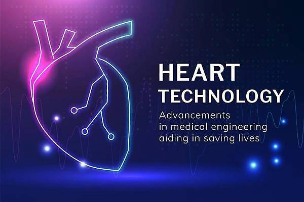 EPS 해외이미지 템플릿 편집 디자인 분홍색 백그라운드 일러스트 텍스트 건강 그래픽 파란색 단어 하트 심장병 AI_인공지능 해외일러스트 모양 문자 컬러 질병 파일형식 벡터 이미지허브