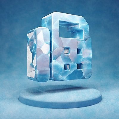 포토 JPG 해외이미지 사람없음 파란색 3D 얼음 입체 오브젝트 팩스 해외포토 자연요소 컬러 사무용품 디지털합성 파일형식 이미지허브