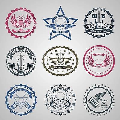 EPS 해외이미지 별 일러스트 해골 사람없음 세트 라벨 카세트테이프 원형 일렉기타 마이크 그런지 락페스티벌 역삼각형 해외일러스트 자연요소 도형 음향기기 뼈 프레임 축제 기타 삼각형 파일형식 벡터 이미지허브