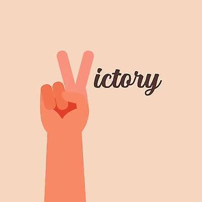 EPS 해외이미지 손 디자인 백그라운드 일러스트 손가락 손짓 타이포그라피 신체부위 브이 코랄 해외일러스트 문자 컬러 모션 사람 파일형식 벡터 이미지허브