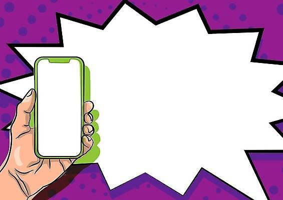 EPS 해외이미지 손 백그라운드 말풍선 일러스트 프레임 신체부위 카피스페이스 해외일러스트 사람 공백 파일형식 벡터 이미지허브