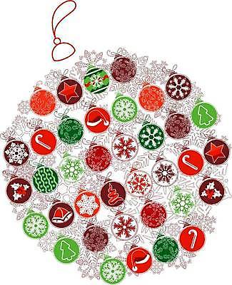 EPS 해외이미지 클립아트 모양 전통 디자인 크리스마스 겨울 패턴 일러스트 공 휴가 기념 장식 빨간색 초록색 축하 눈송이 12월 심볼 오브젝트 흰배경 심플 윤곽 거짓말 고립 해외일러스트 계절 기념일 컬러 백그라운드 컨셉 무늬 눈_날씨 흰색 날짜 파일형식 벡터 이미지허브