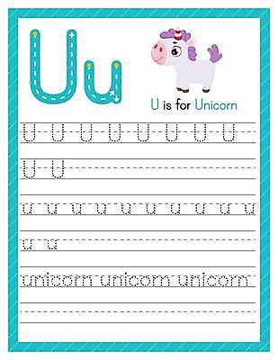 EPS 해외이미지 동물 알파벳 영어 교육 어린이 일러스트 학교 대문자 책 단어 컬러풀 유치원 게임 기록 U 가르침 인쇄 작음 만화 편지 연습 속도 페이지 소문자 시트 최초 걸음마 기본 유니콘 자취 필기체 문해 해외일러스트 문자 컬러 모션 놀이 사람 크기 파일형식 벡터 이미지허브