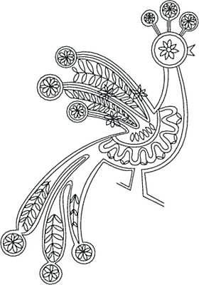 EPS 해외이미지 전통 디자인 패턴 일러스트 조류 추상 여러명 그래픽 장식 수확 직물 화려 복고 러시아인 옛날 스타일 해외일러스트 레이스천 서양인 동물 다수 컨셉 무늬 농업 사람 파일형식 벡터 이미지허브