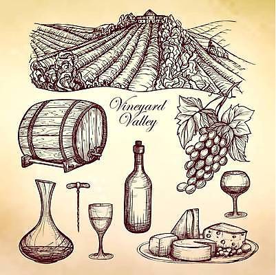 EPS 해외이미지 디자인 잎 와인잔 일러스트 포도 치즈 사람없음 와인 스케치 와인병 오브젝트 포도밭 포도나무 와인오프너 와인통 해외일러스트 식물 밭 술잔 과일 병_용기 유제품 주류 미술 과일나무 병따개 파일형식 벡터 이미지허브