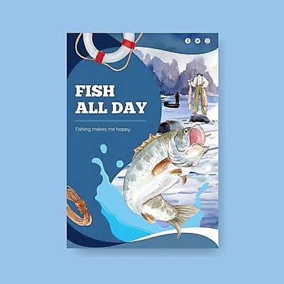 EPS 해외이미지 남자 포스터 리플렛 일러스트 자연 낚시 어류 한명 들기 성인 강 잡기 어부 해산물 낚시꾼 튜브 성인남자한명만 해외일러스트 직업 1 모션 레저 사람 수중동물 생태계 남자한명만 성인남자만 파일형식 벡터 이미지허브