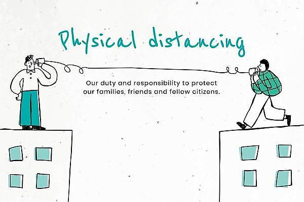 EPS 해외이미지 템플릿 백그라운드 일러스트 텍스트 가족 벽지 거리 서기 사람 야외 친구 펼침 메시지 바이러스 예방 유지 시민 조언 해외일러스트 관계 모션 국민 파일형식 벡터 이미지허브