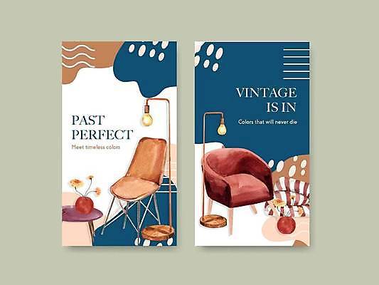 EPS 해외이미지 가구 의자 일러스트 전구 탁자 추상 사람없음 인테리어 세트 소파 갈색 꽃병 스탠드 빈티지 남색 소셜네트워크 소셜미디어 해외일러스트 디자인 꽃 컬러 생활용품 컨셉 무늬 조명 파일형식 벡터 이미지허브