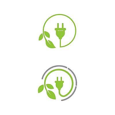 EPS 해외이미지 잎 일러스트 사람없음 초록색 그린캠페인 원형 콘센트 보호 심볼 에코 친환경 해외일러스트 도형 식물 캠페인 컬러 컨셉 환경 파일형식 벡터 이미지허브