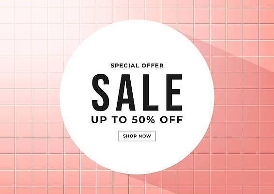 EPS 해외이미지 분홍색 일러스트 프레임 이벤트 타이포그라피 사람없음 세일 원형 타일 해외일러스트 도형 문자 컬러 파일형식 벡터 이미지허브