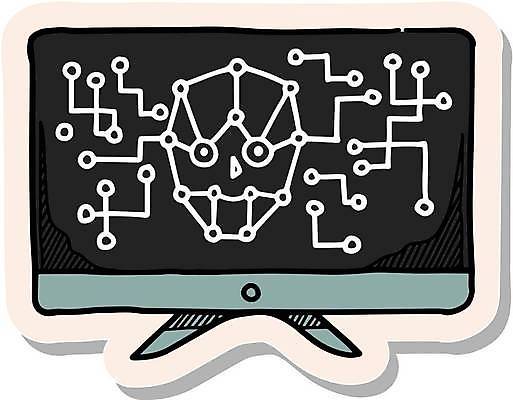 EPS 해외이미지 손 종이 얼굴 과학 컨셉 스티커 인터넷 일러스트 미래 아이디어 학습 컴퓨터 연필 디지털 자료 기계 정보 마음 만화 심볼 뇌 순환 전자 인공 지능 AI_인공지능 해외일러스트 교육 모션 학용품 신체부위 전자제품 필기구 파일형식 벡터 이미지허브