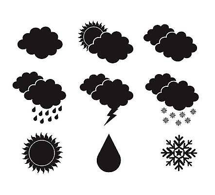 EPS 해외이미지 구름 디자인 계절 겨울 일러스트 하늘 바람 날씨 그래픽 여름 세트 컬러풀 픽토그램 햇빛 태양 맑음 봄 추위 뜨거움 눈송이 번개 예측 심볼 사인 폭풍 온도 흐림 뇌우 엘리먼트 폭풍우 해외일러스트 자연요소 컬러 컨셉 눈_날씨 비_날씨 자연재해 파일형식 벡터 이미지허브